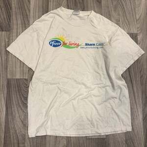 Vintage Pfizer for Living Share Card Promo T-Shirt Large